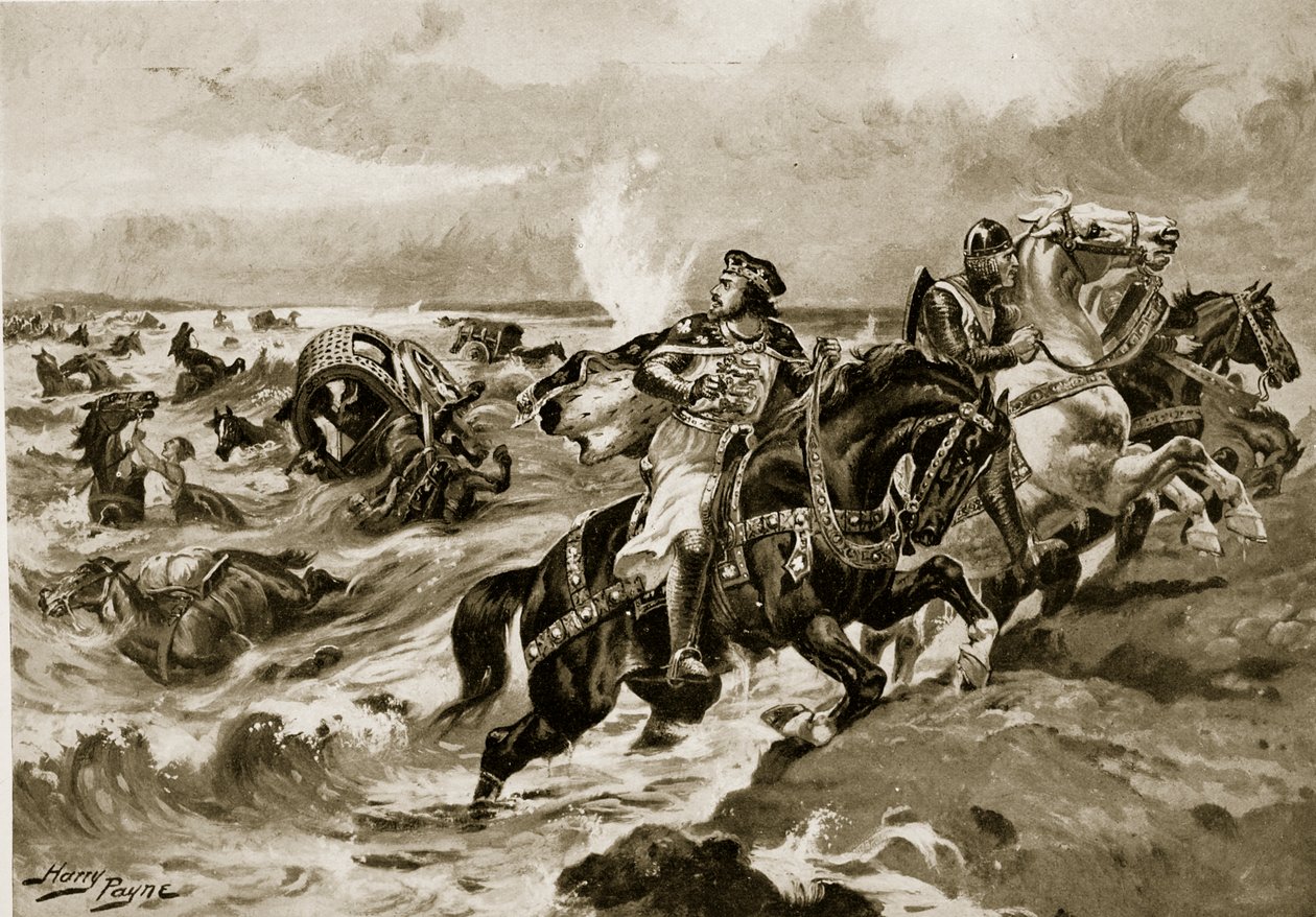 John loses his baggage, illustration from 