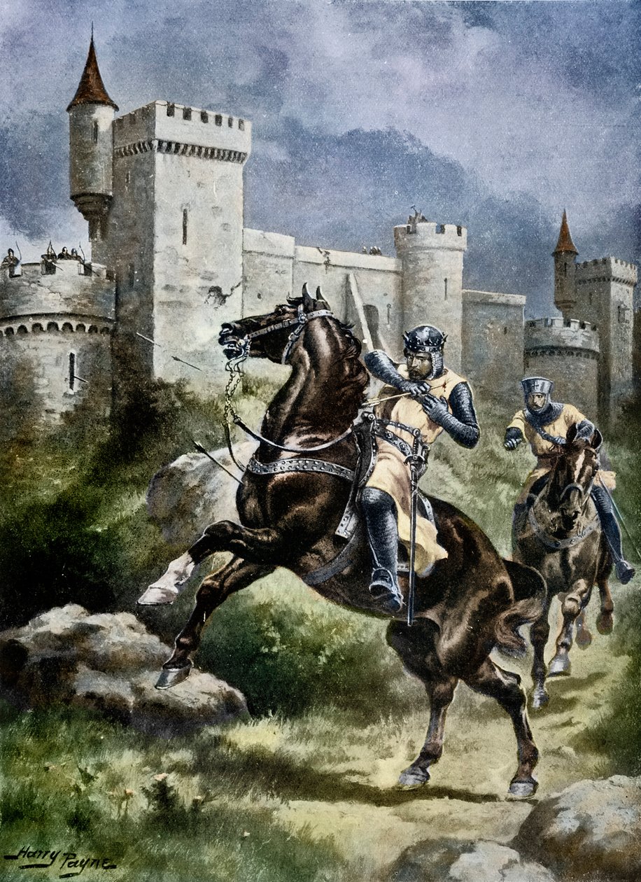 The Siege of Chaluz, Illustration from 