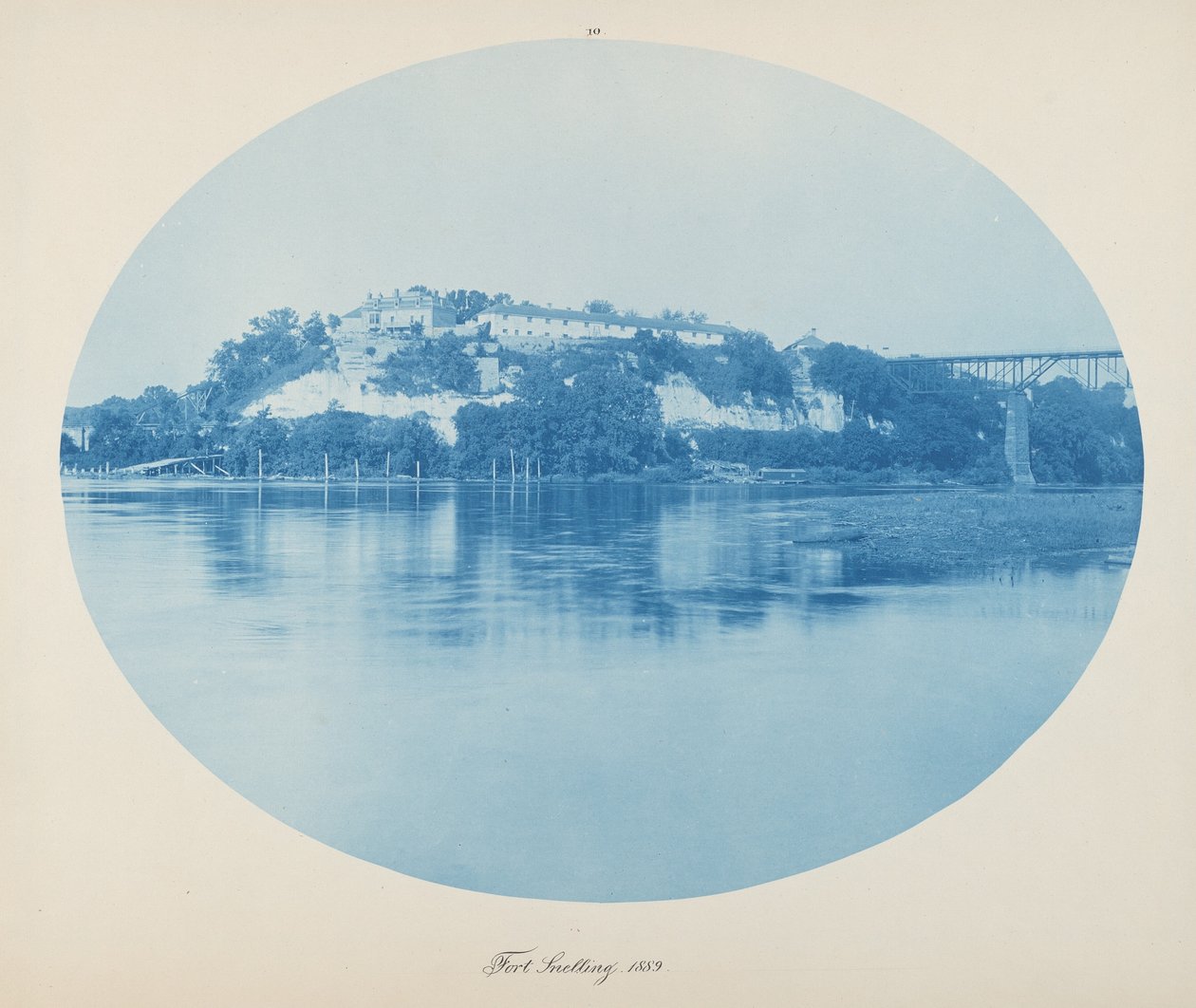 Fort Snelling, 1889 by Henry Peter Bosse