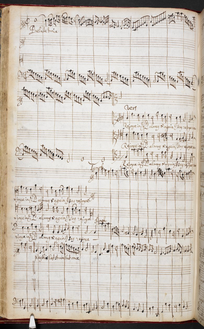 Purcell’s Autograph Score of 
