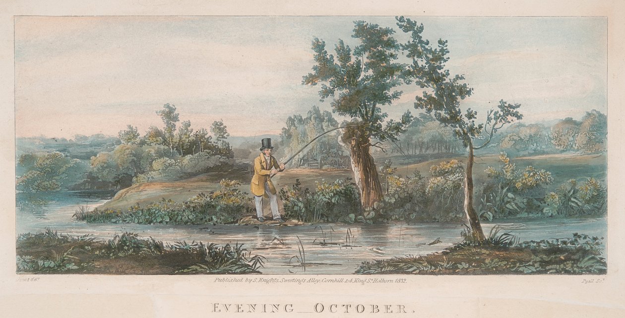 A Pair [Angling]: Evening - October by Henry Pyall