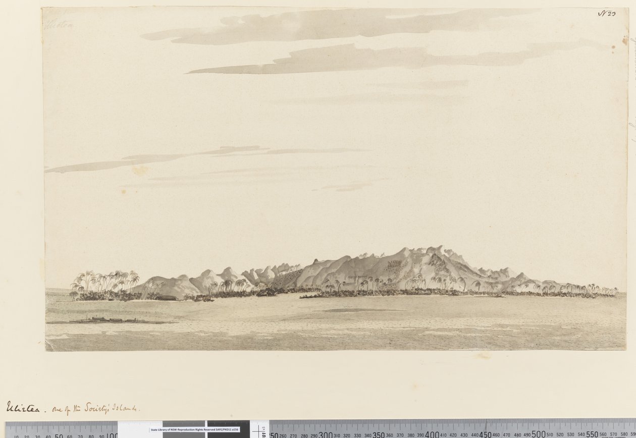 Ulietea, one of the Society Islands, 1768-75 by Henry Roberts
