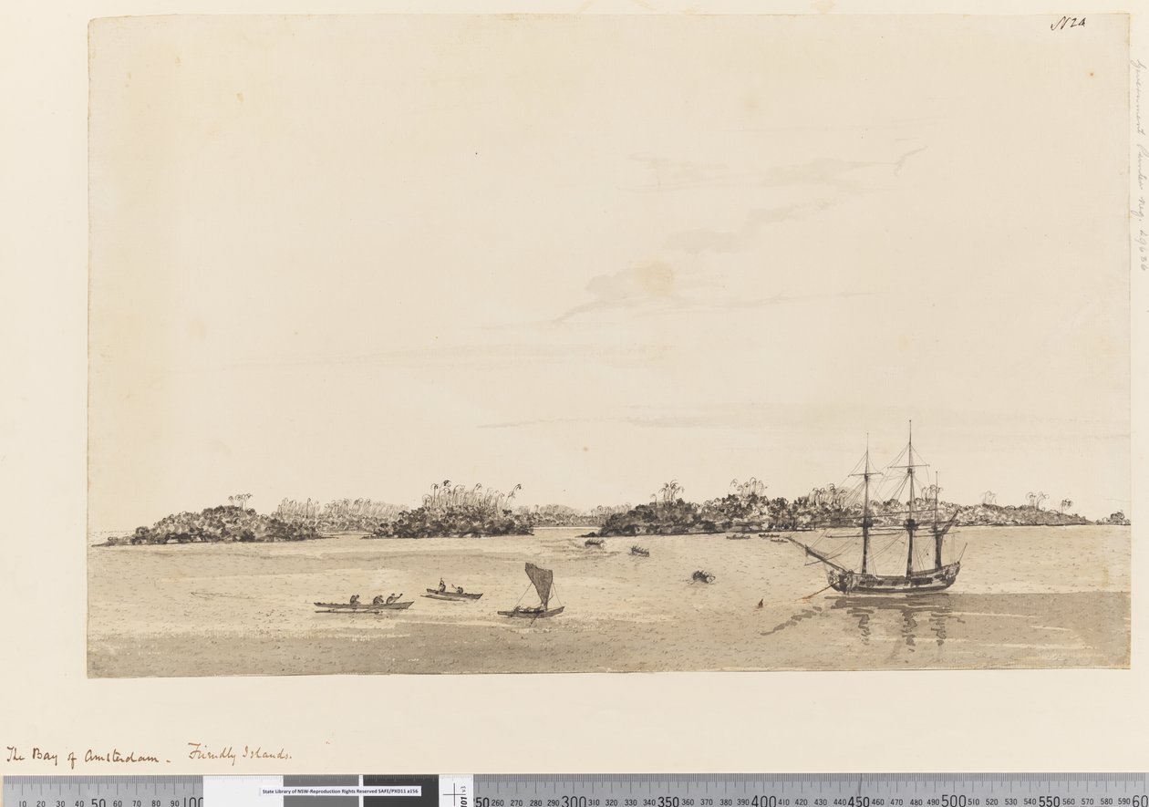 The Bay of Amsterdam, Friendly Islands, 1768-75 by Henry Roberts
