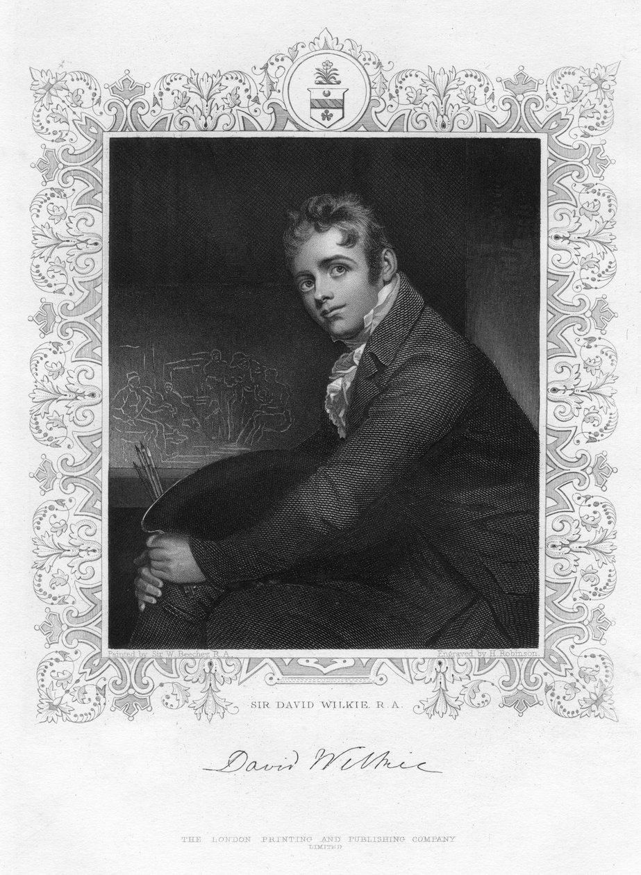 Sir David Wilkie 1785-1841, Scottish Painter, 19th Century by Henry Robinson