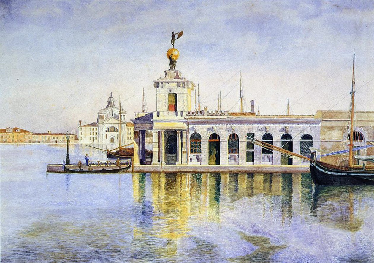 Venice, the Dogana, 1874 by Henry Roderick Newman