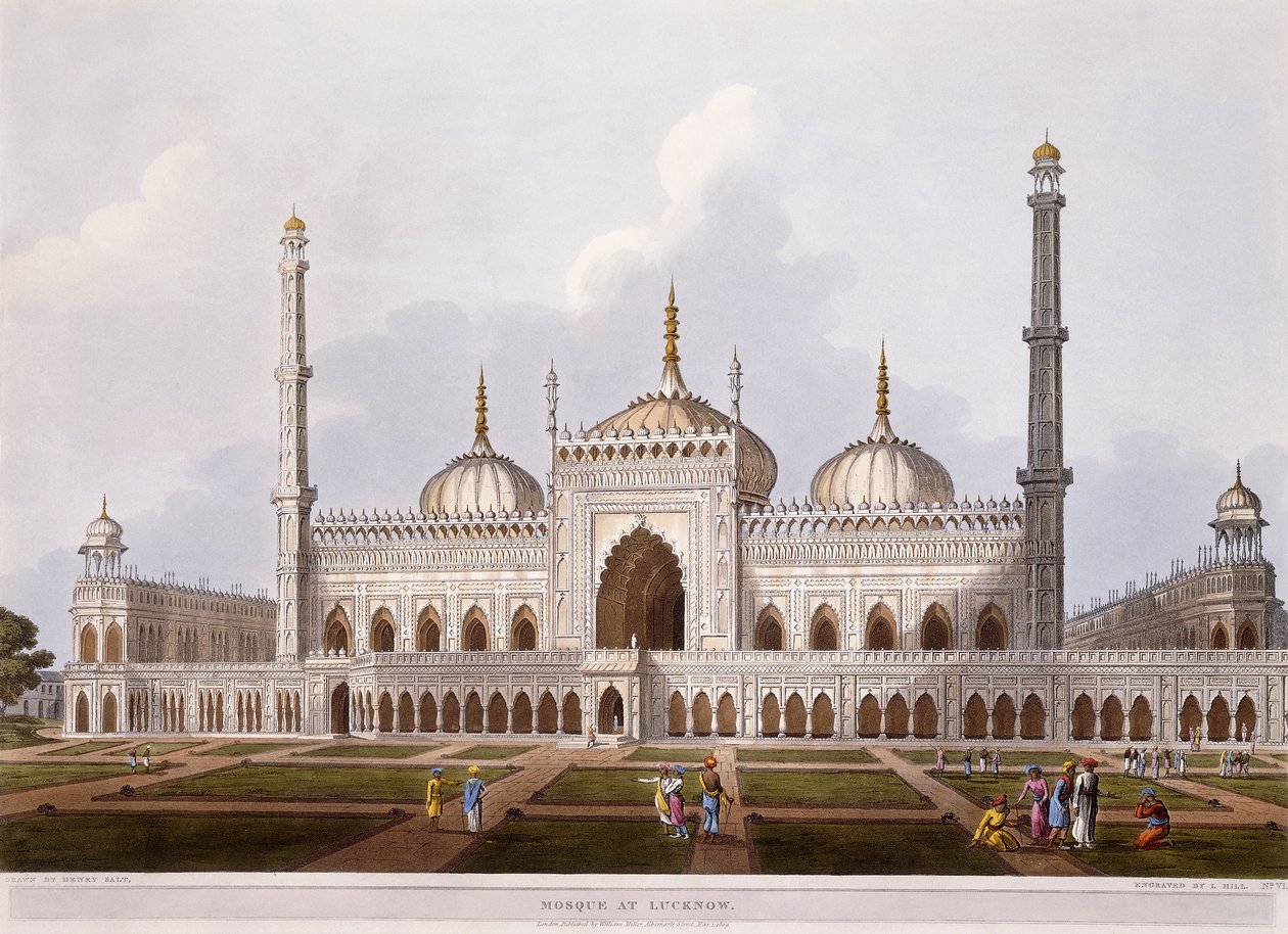 Mosque at Lucknow, 1824 by Henry Salt