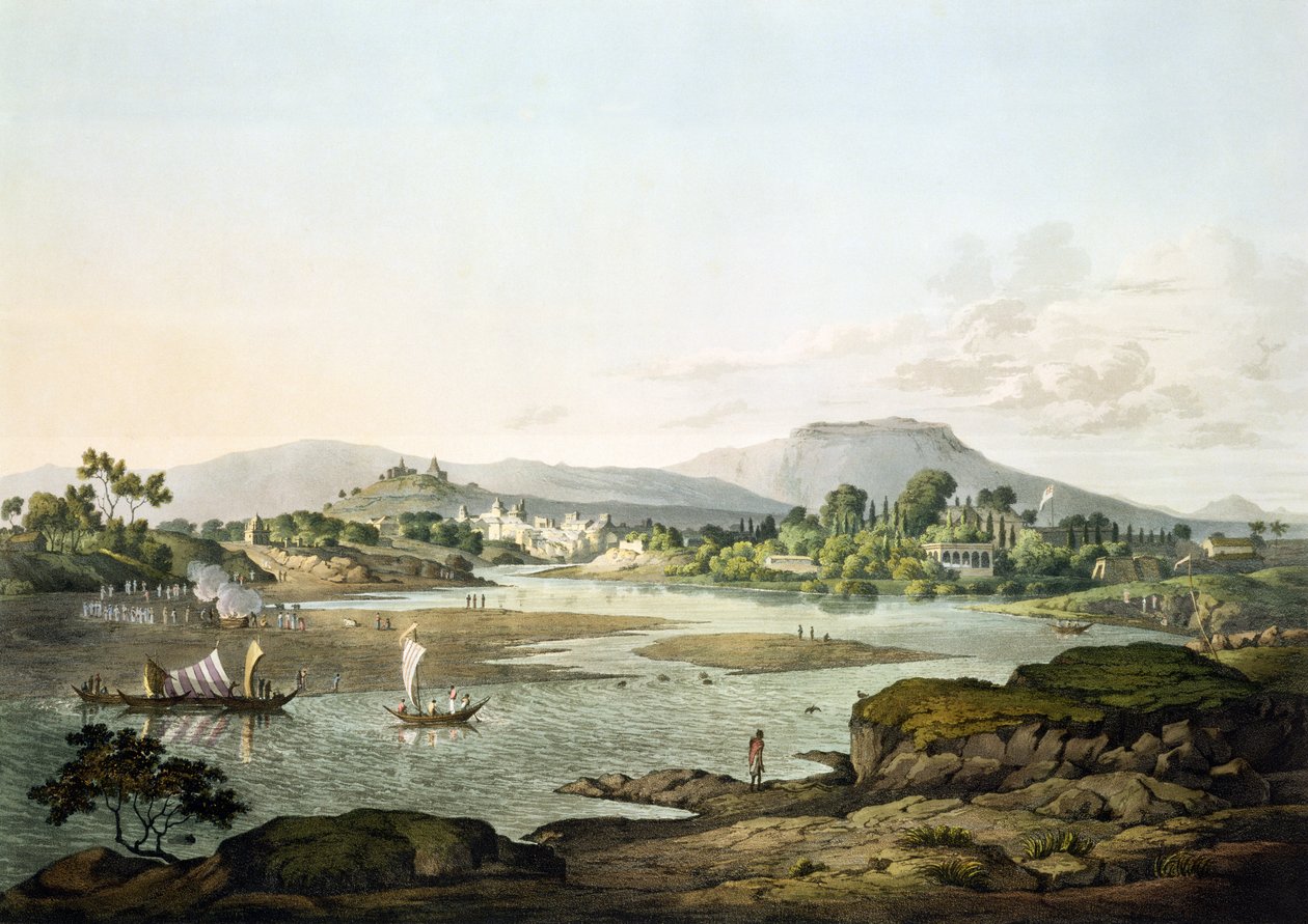 Poonah, Plate XIII, Engraved by Daniel Havell by Henry Salt
