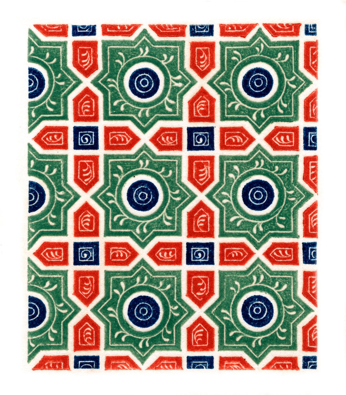 Diapered ornament, 14th century, 1843 by Henry Shaw