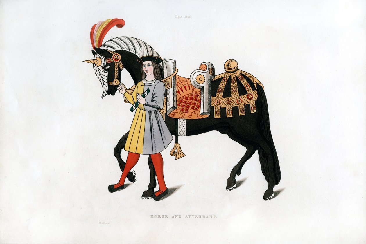 Horse and Attendant by Henry Shaw