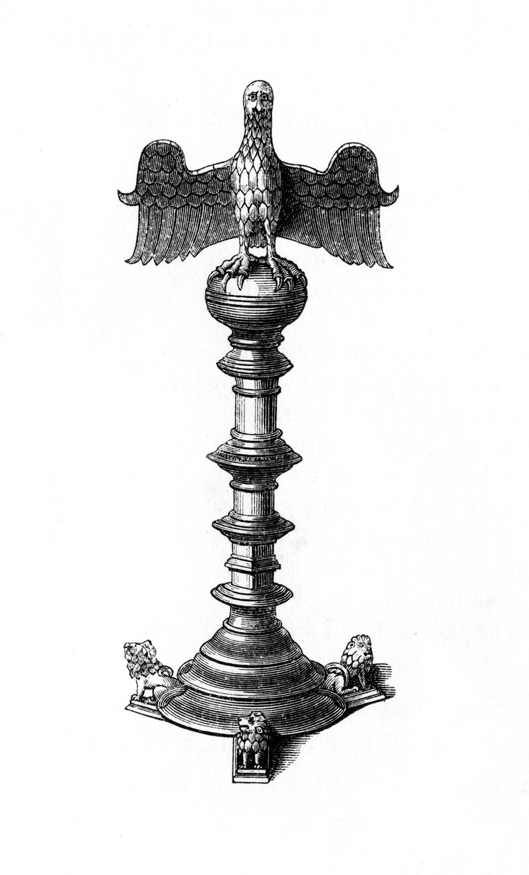 Lectern, c15th century, 1843 by Henry Shaw