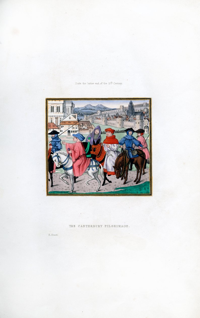 The Canterbury Pilgrimage by Henry Shaw