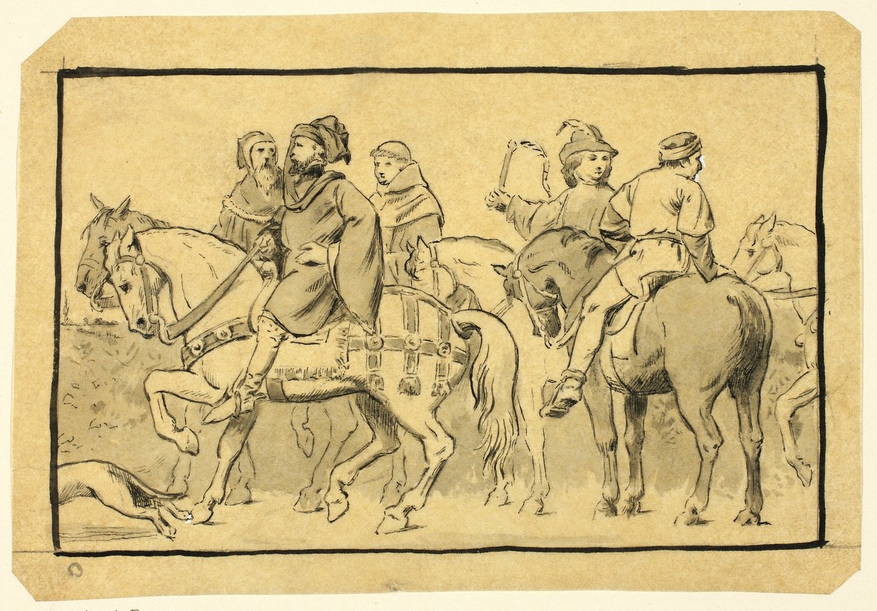 Canterbury Pilgrims by Henry Stacy Marks