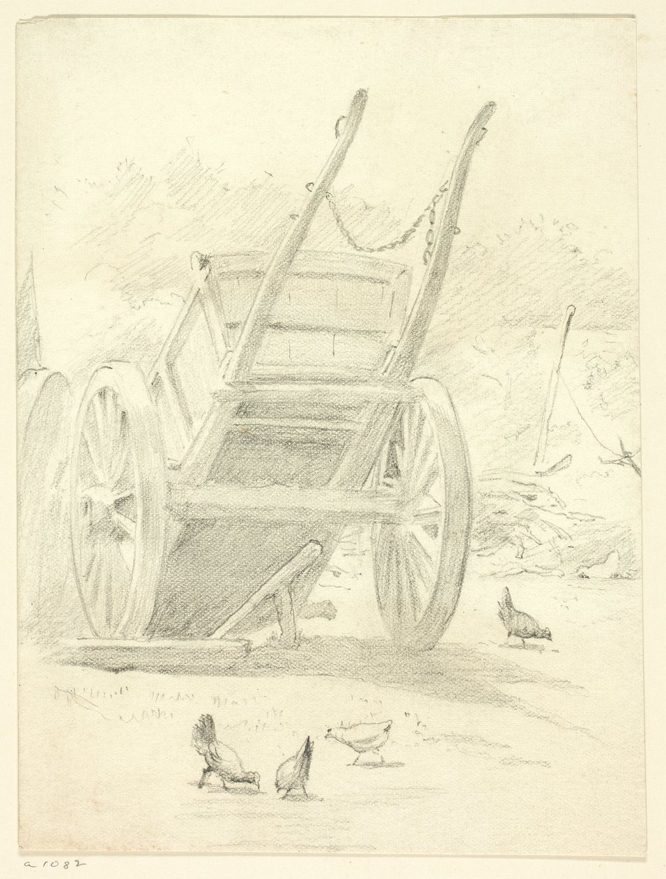 Wagon and Poultry by Henry Stacy Marks