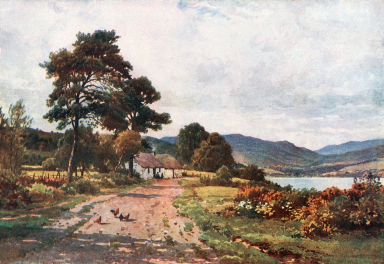 A Croft near Taynulit, Loch Etive, Argyllshire by Henry Sutton Palmer