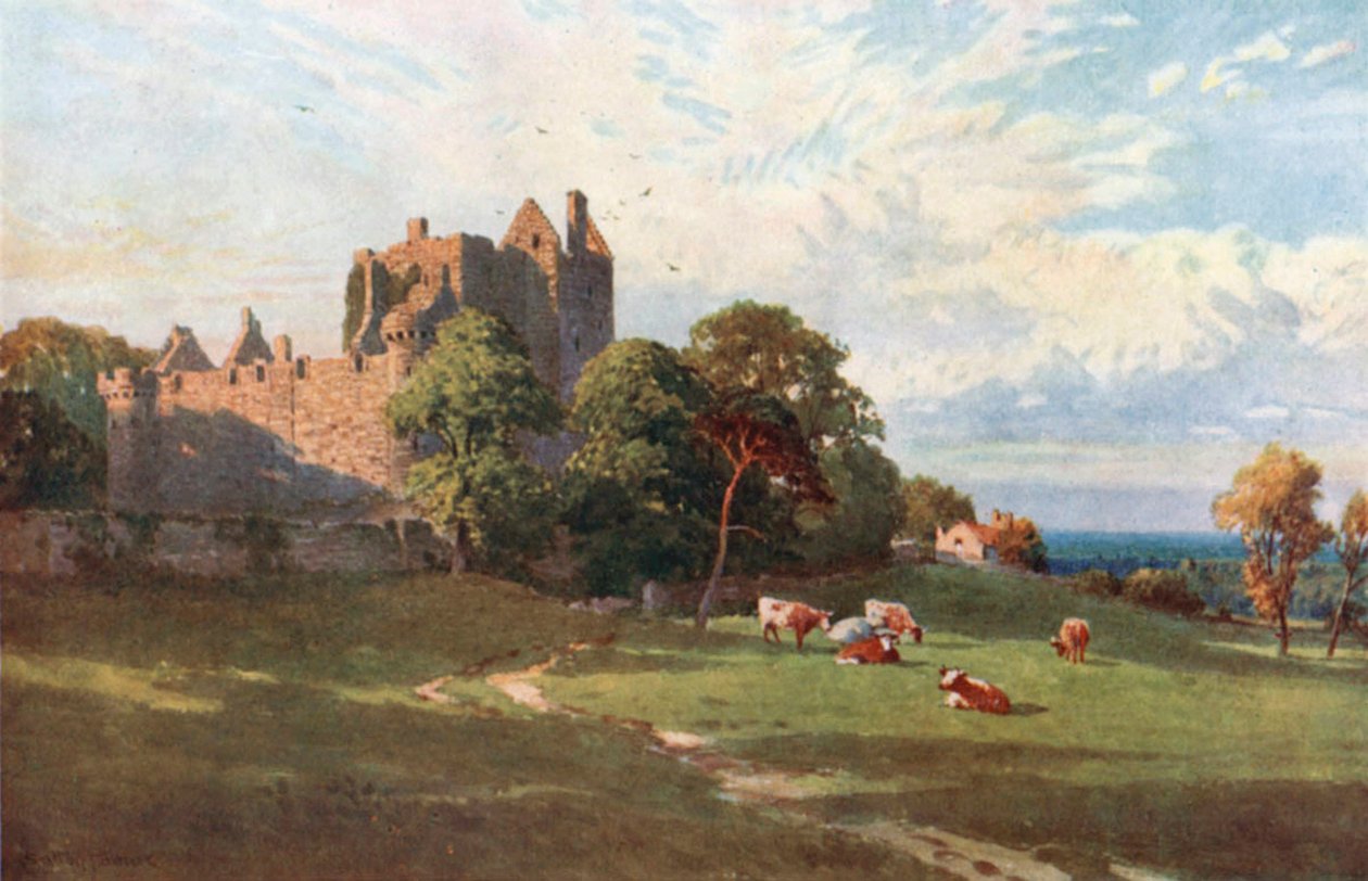 Craigmillar Castle, near Edinburgh by Henry Sutton Palmer