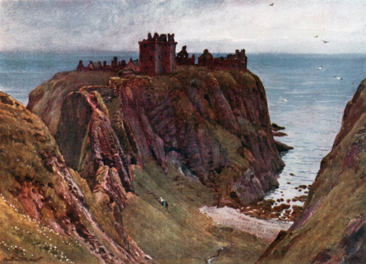Dunnottar Castle, Kincardineshire by Henry Sutton Palmer