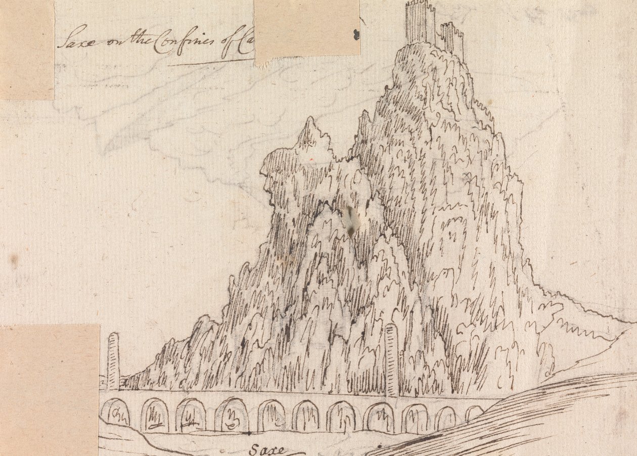 Castle of Sax by Henry Swinburne