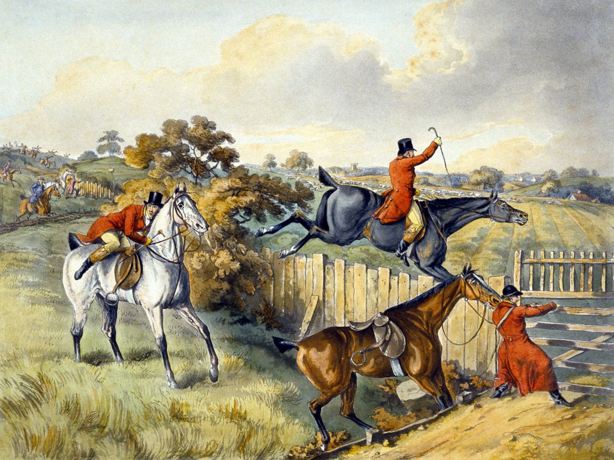 The Leap by Henry Thomas (after) Alken