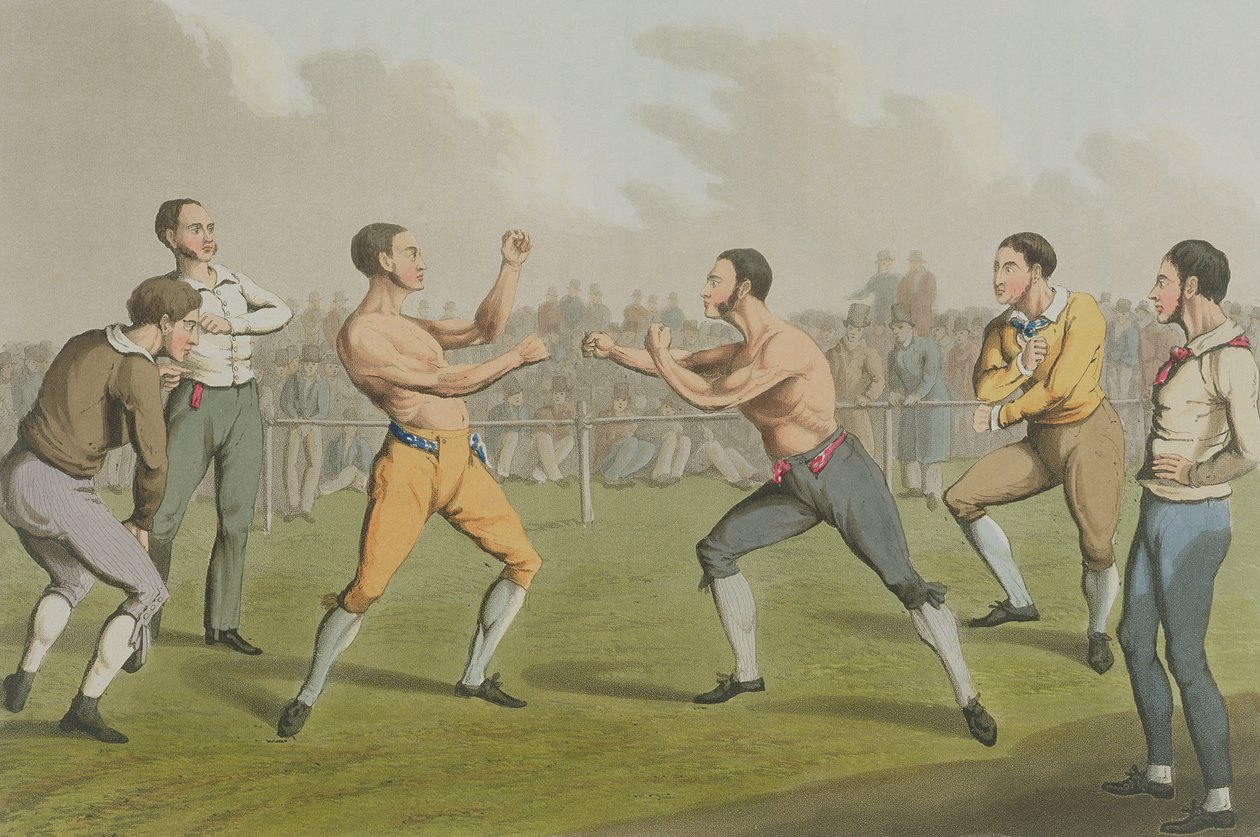 A Prize Fight, aquatinted by I. Clark, pub. by Thomas McLean by Henry Thomas Alken