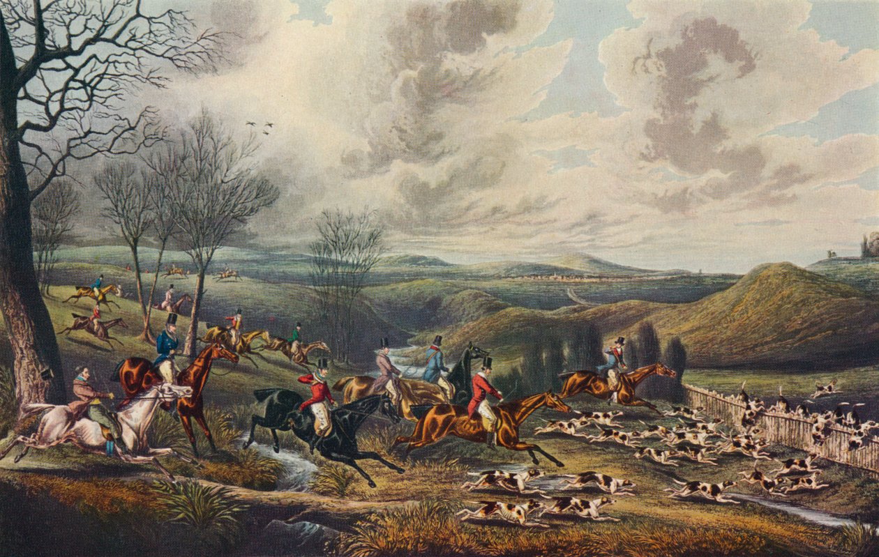 Chase of the Roebuck: Full Cry, c1800, 1922 by Henry Thomas Alken