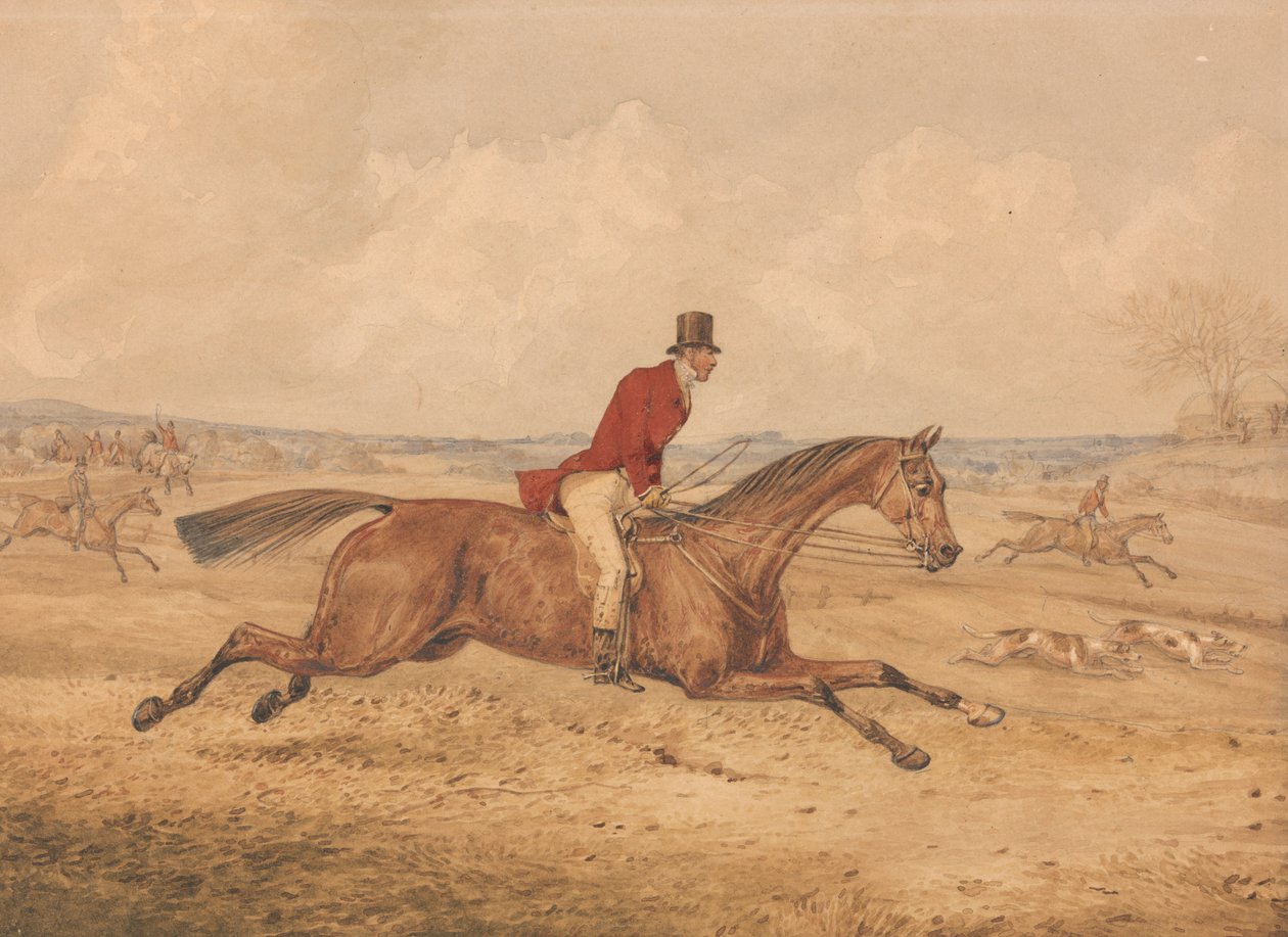 Going Along at a Slapping Pace by Henry Thomas Alken