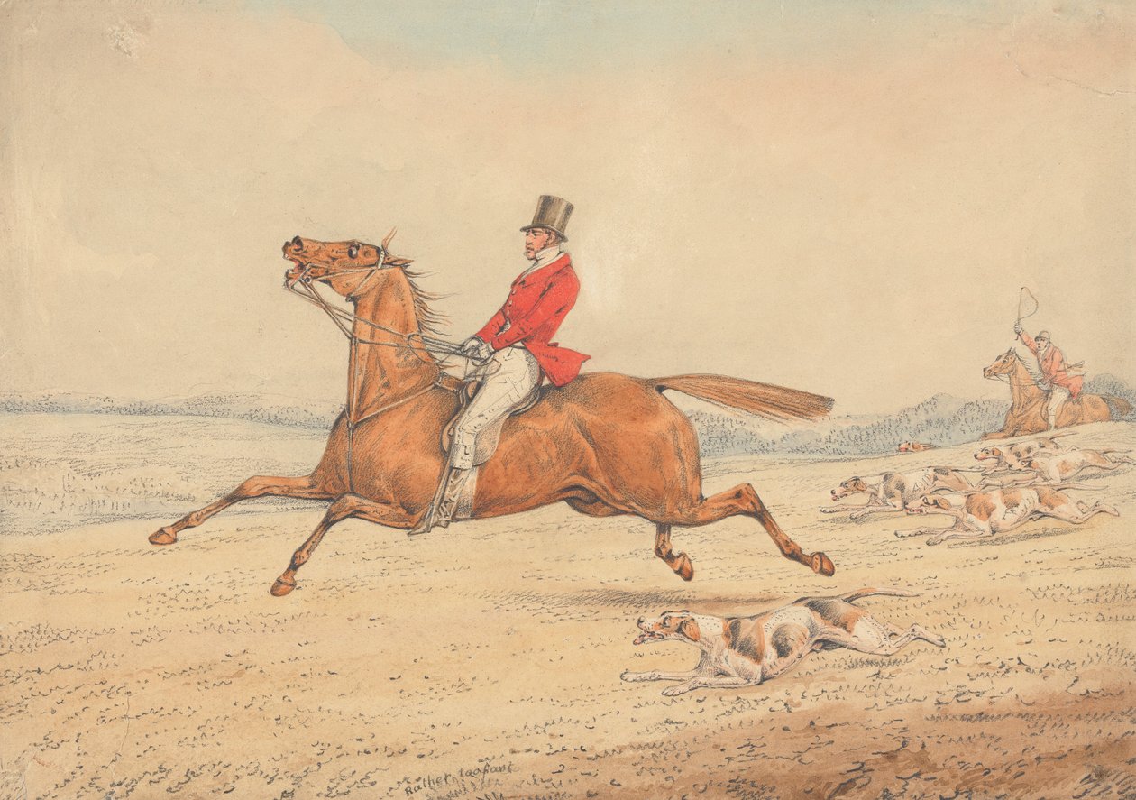 "Rather Too Fast" by Henry Thomas Alken