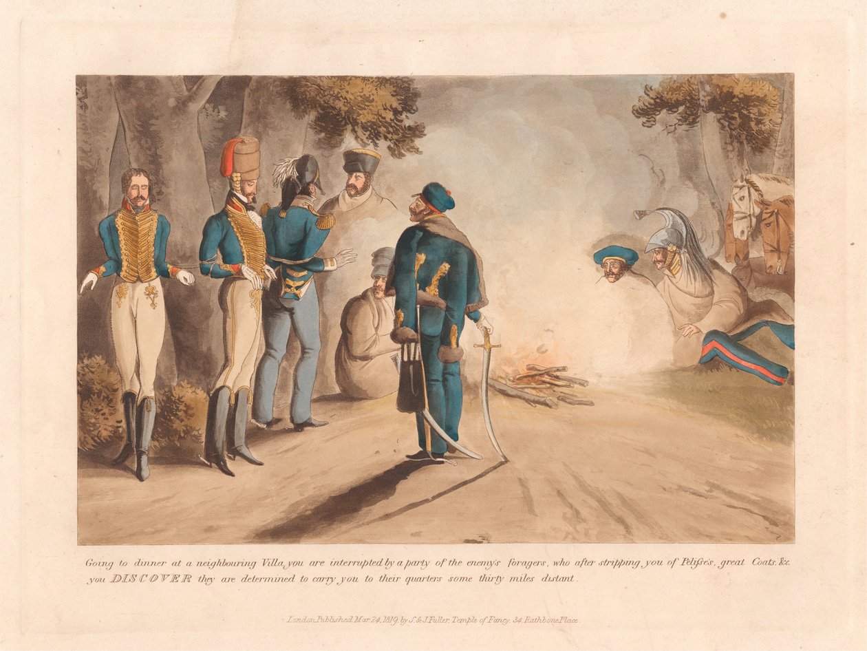 Set of Seven: Military Discoveries by Henry Thomas Alken