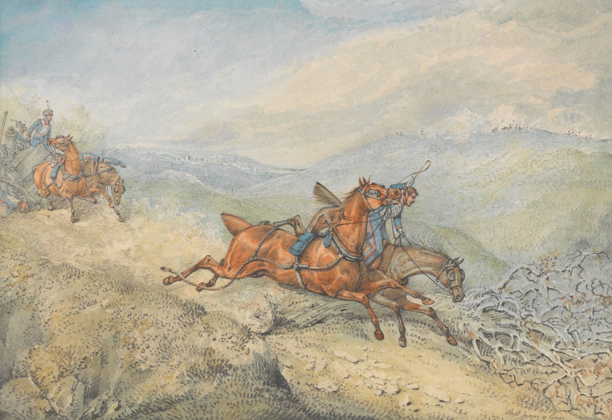 Shot from a Gun by Henry Thomas Alken