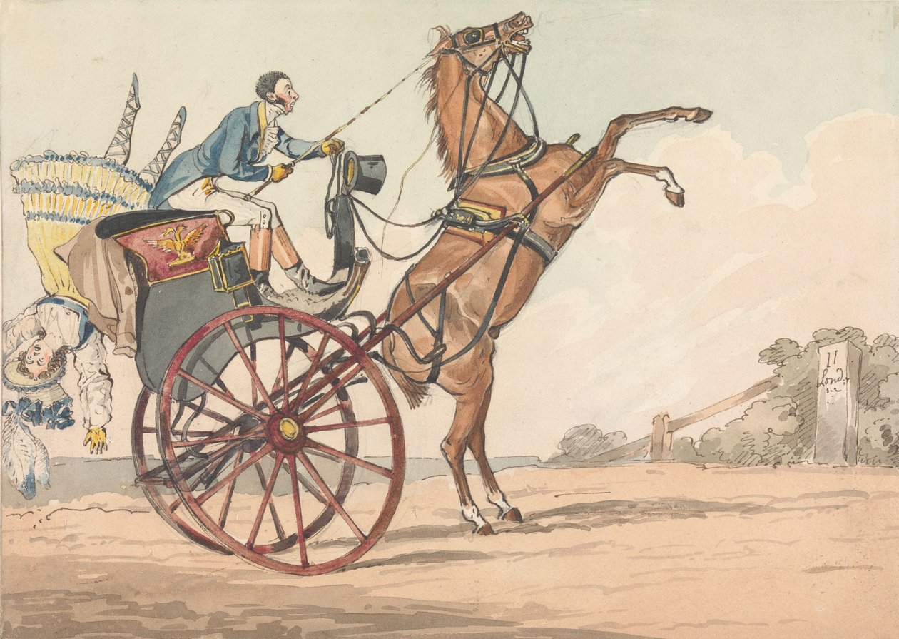 “Sporting Discoveries, or the Miseries of Driving”: ... Up and Down, or the Endeavor to Discover Which Way Your Horse is Inclined to Come Down, Backwards or Forwards by Henry Thomas Alken