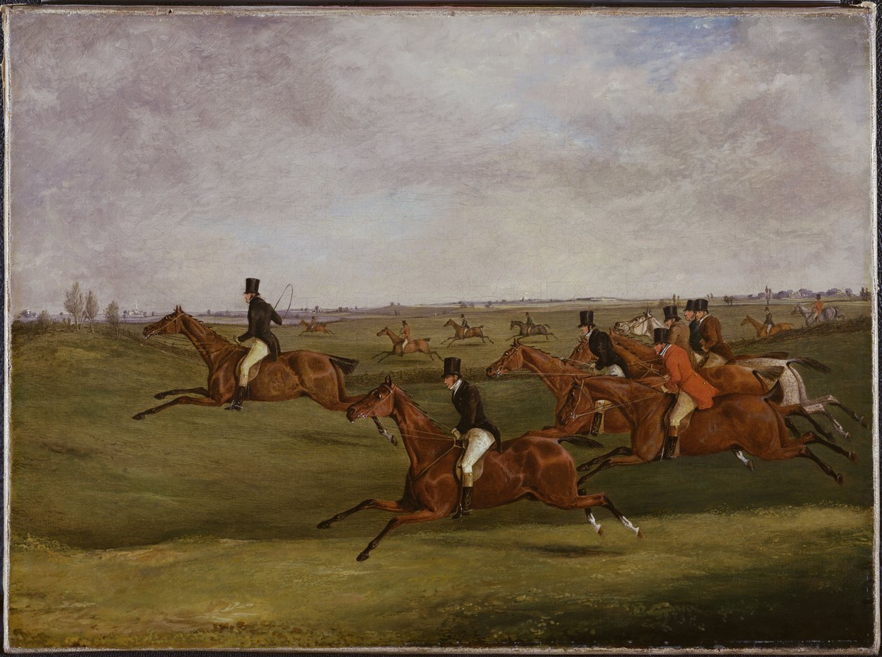 The Grand Leicestershire Steeplechase: Going the Pace by Henry Thomas Alken