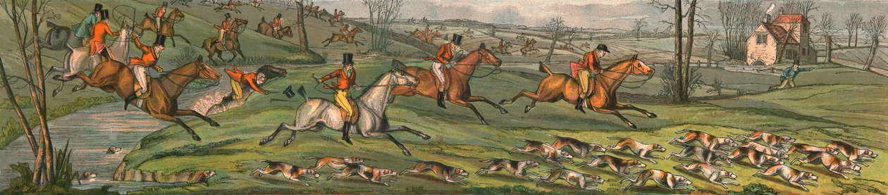 The Hunt - Full Cry, 1820, 1890 by Henry Thomas Alken