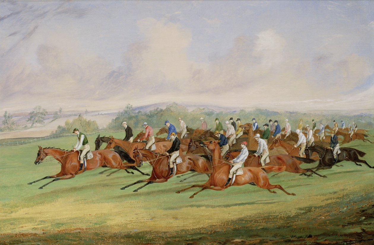The Start of the Derby by Henry Thomas Alken