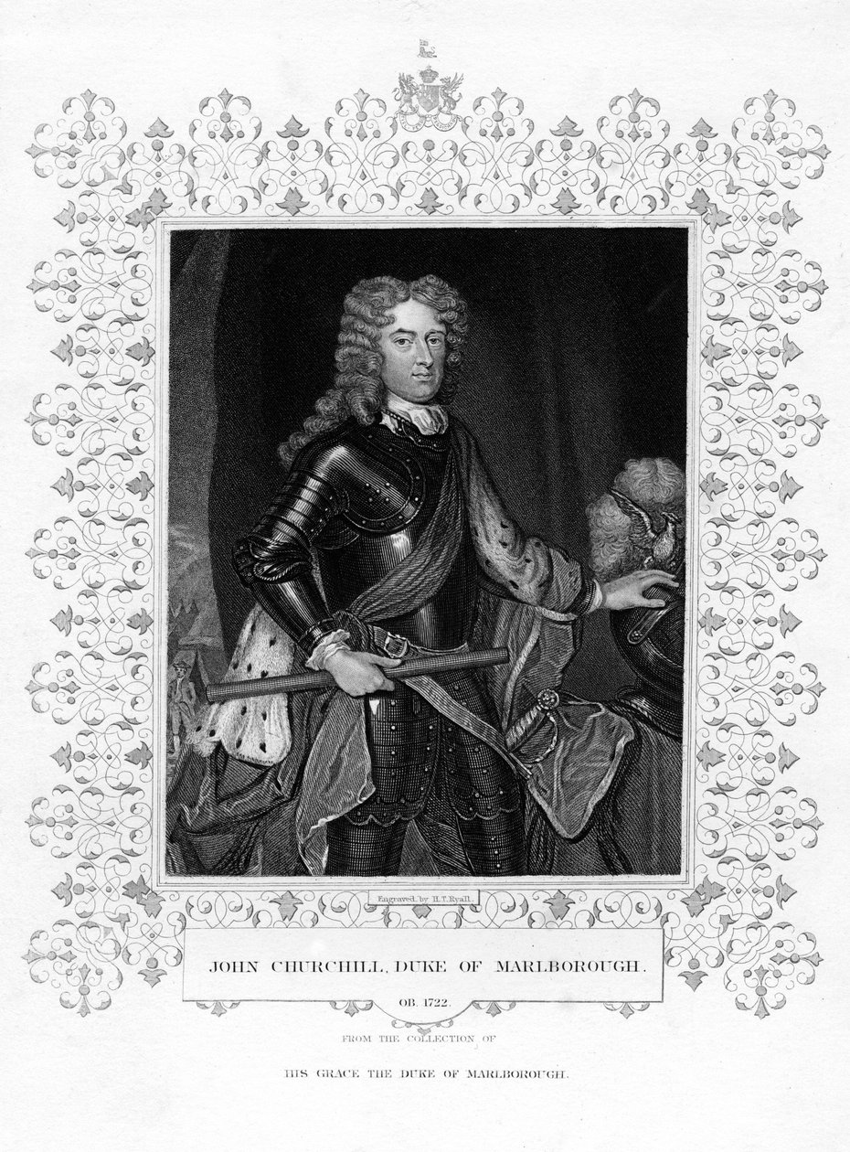 John Churchill, 1st Duke of Marlborough, English Military Officer by Henry Thomas Ryall