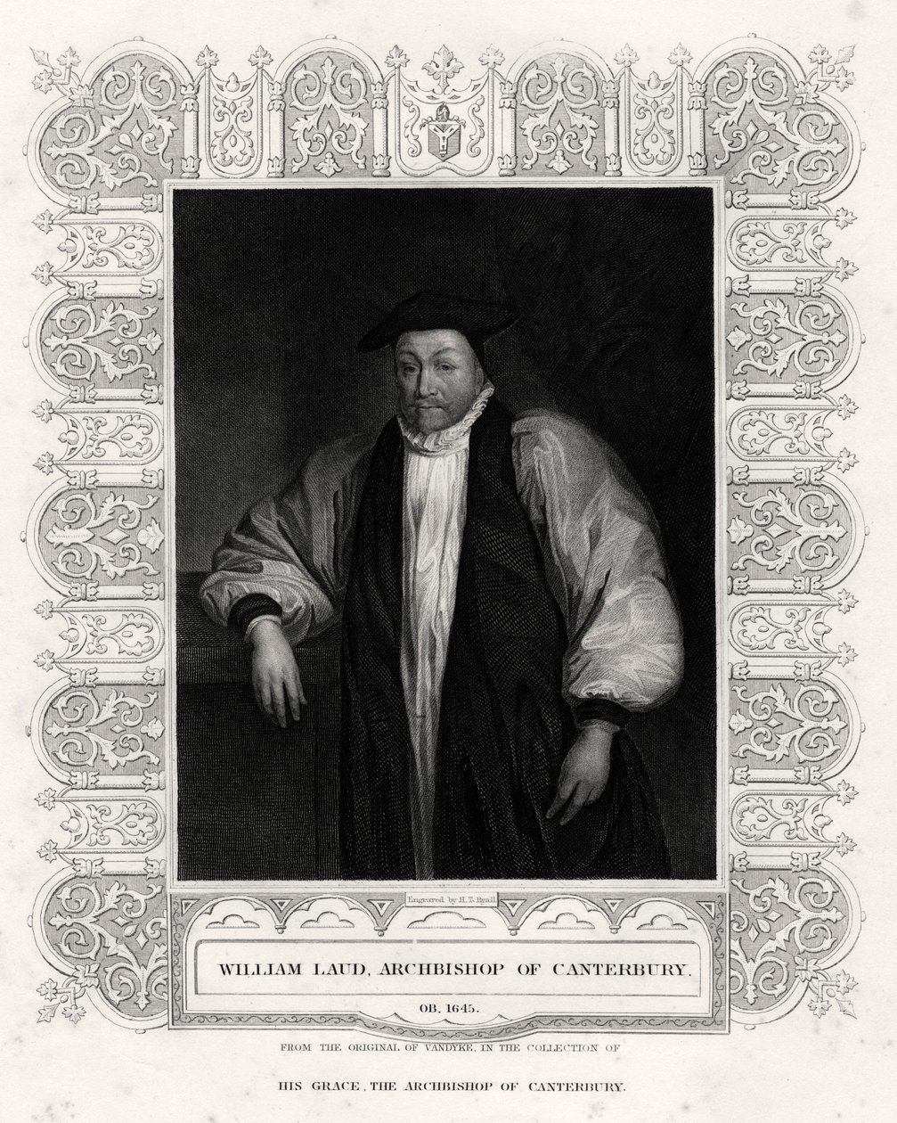 William Laud, Archbishop of Canterbury by Henry Thomas Ryall