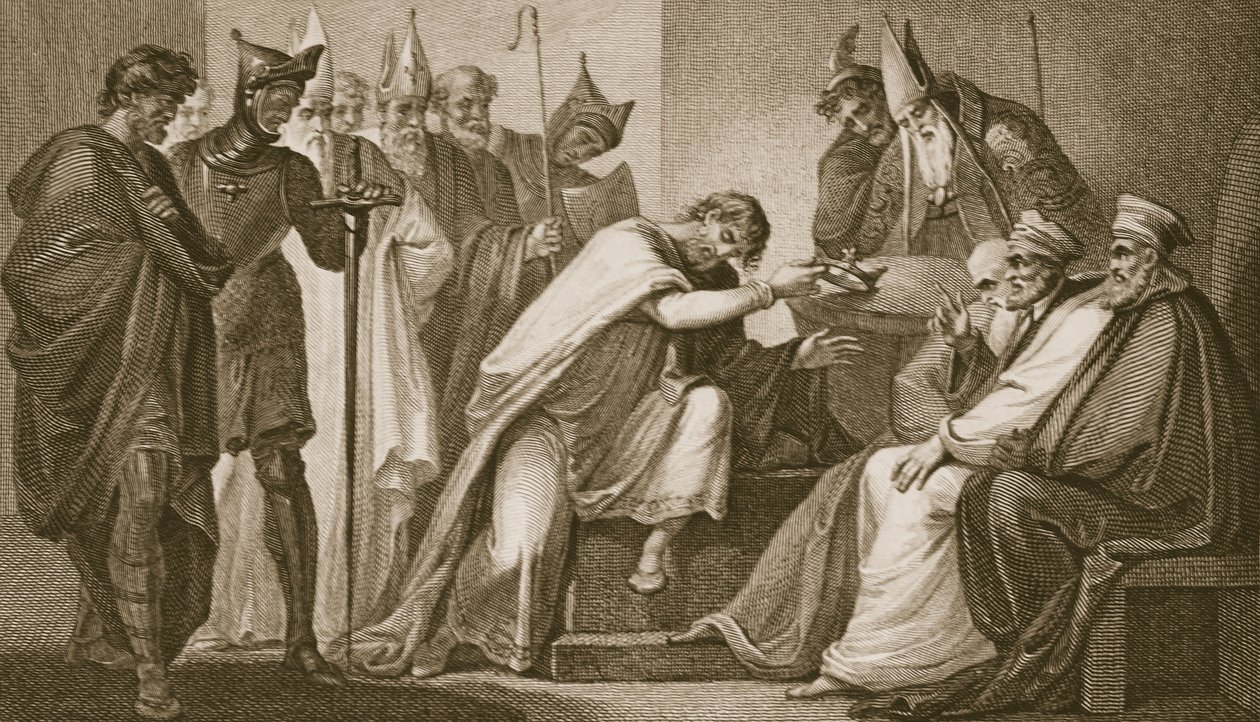 Edward II Resigning His Crown by Henry Tresham