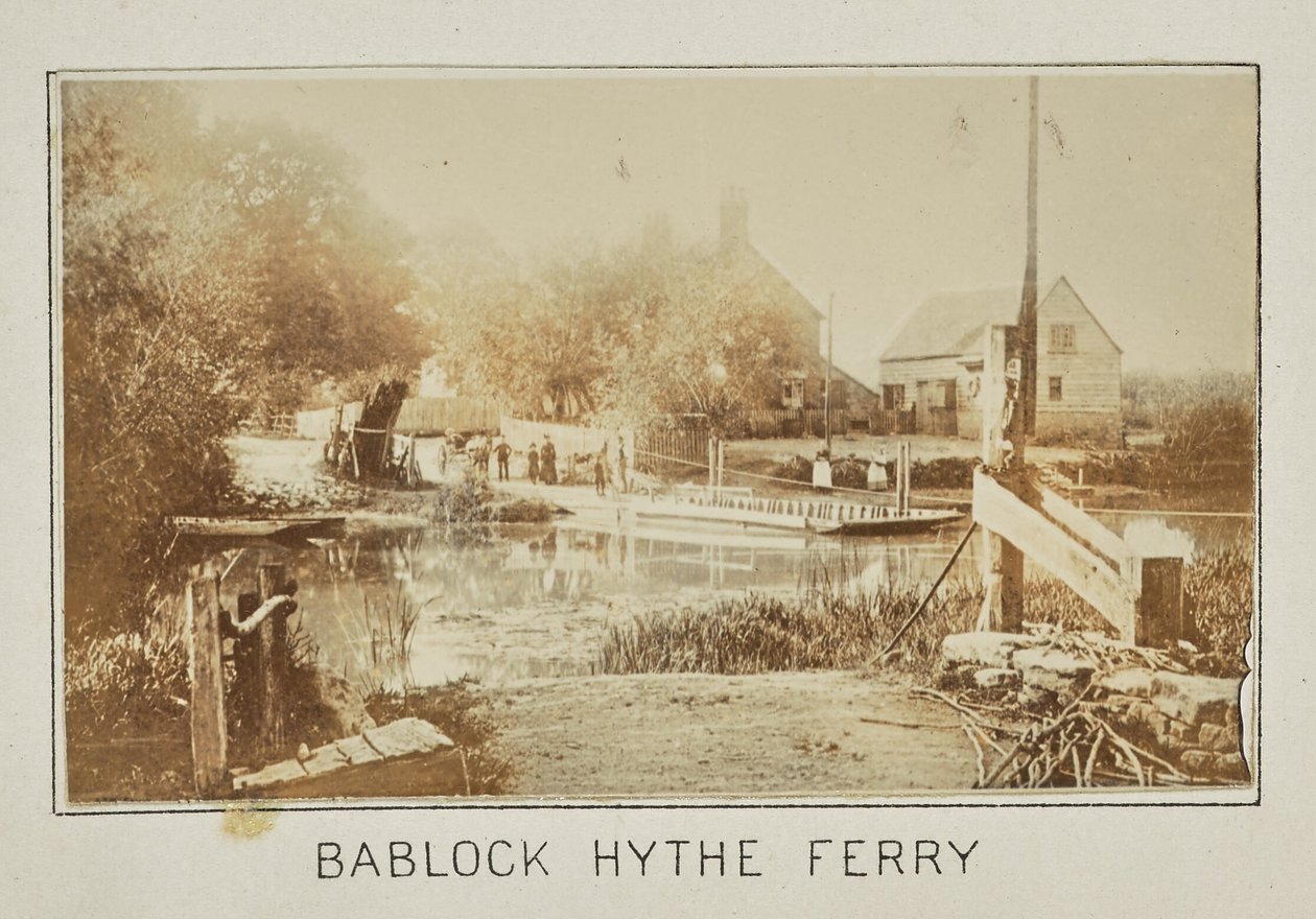 Bablock Hythe Ferry by Henry W. Taunt
