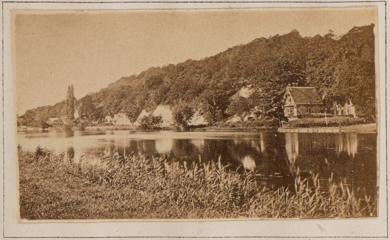 Boat House at Park Place by Henry W. Taunt