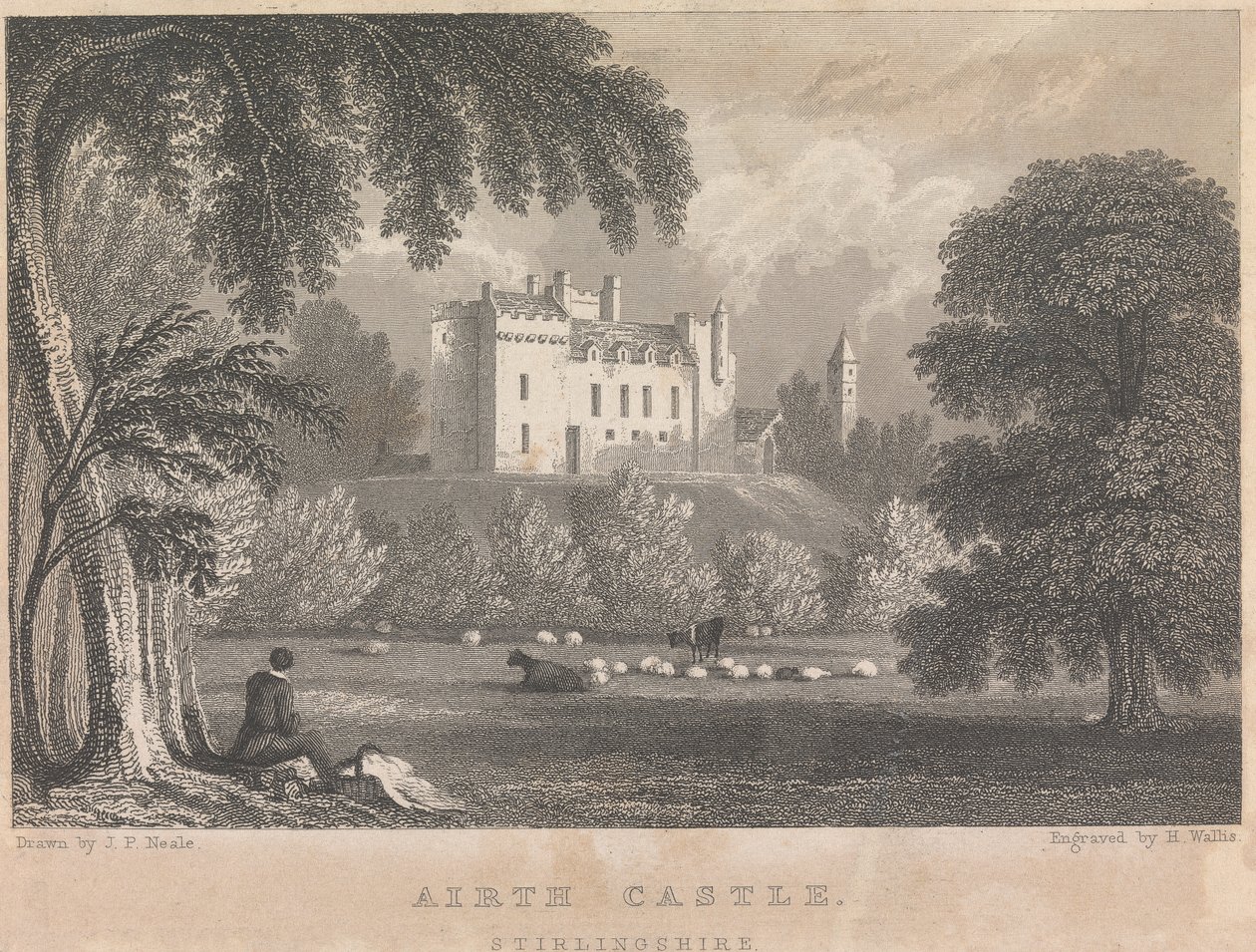 Airth Castle, Stirlingshire; page 4 (Volume One) by Henry Wallis