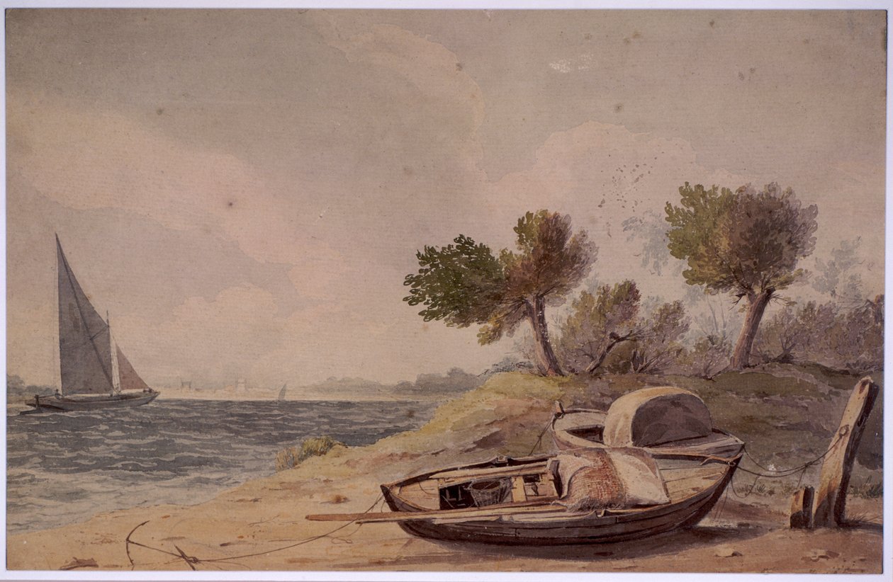 Near Battersea, London, 1818 by Henry Walter