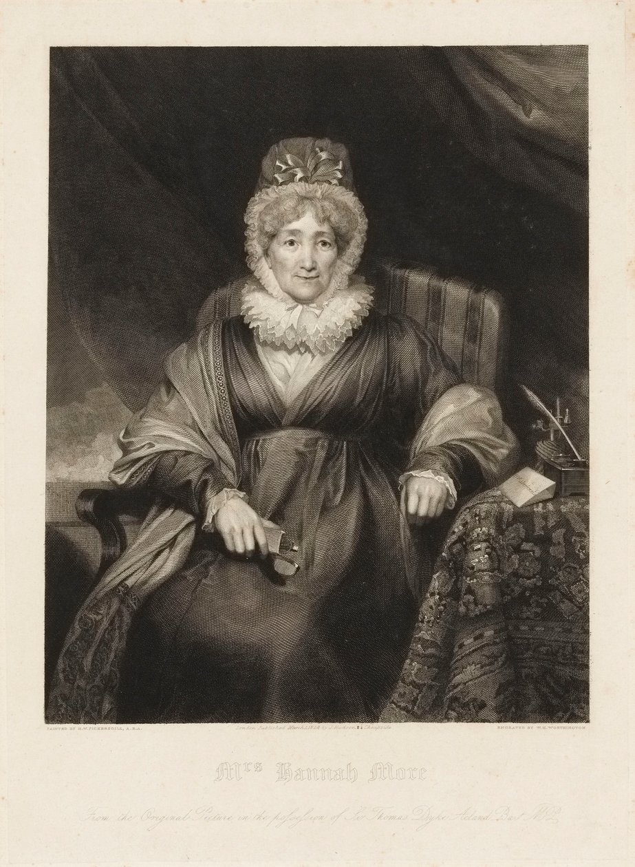Mrs Hannah More by Henry William (after) Pickersgill