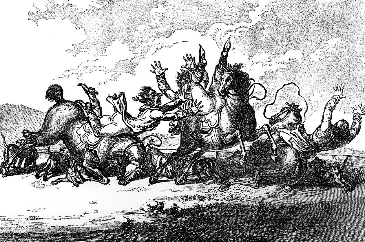 Hounds Throwing Off by Henry William Bunbury