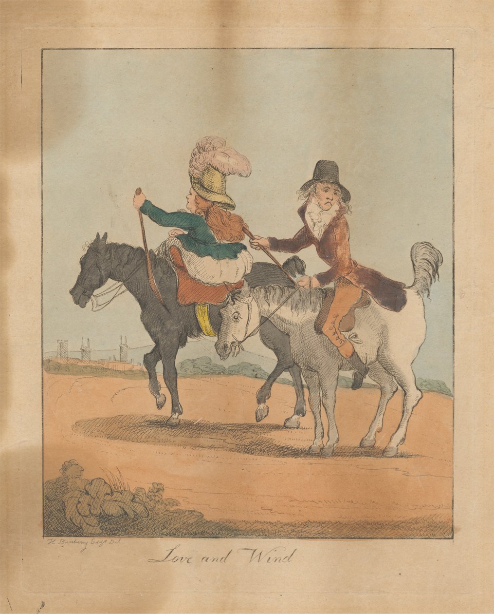 Love and Wind by Henry William Bunbury