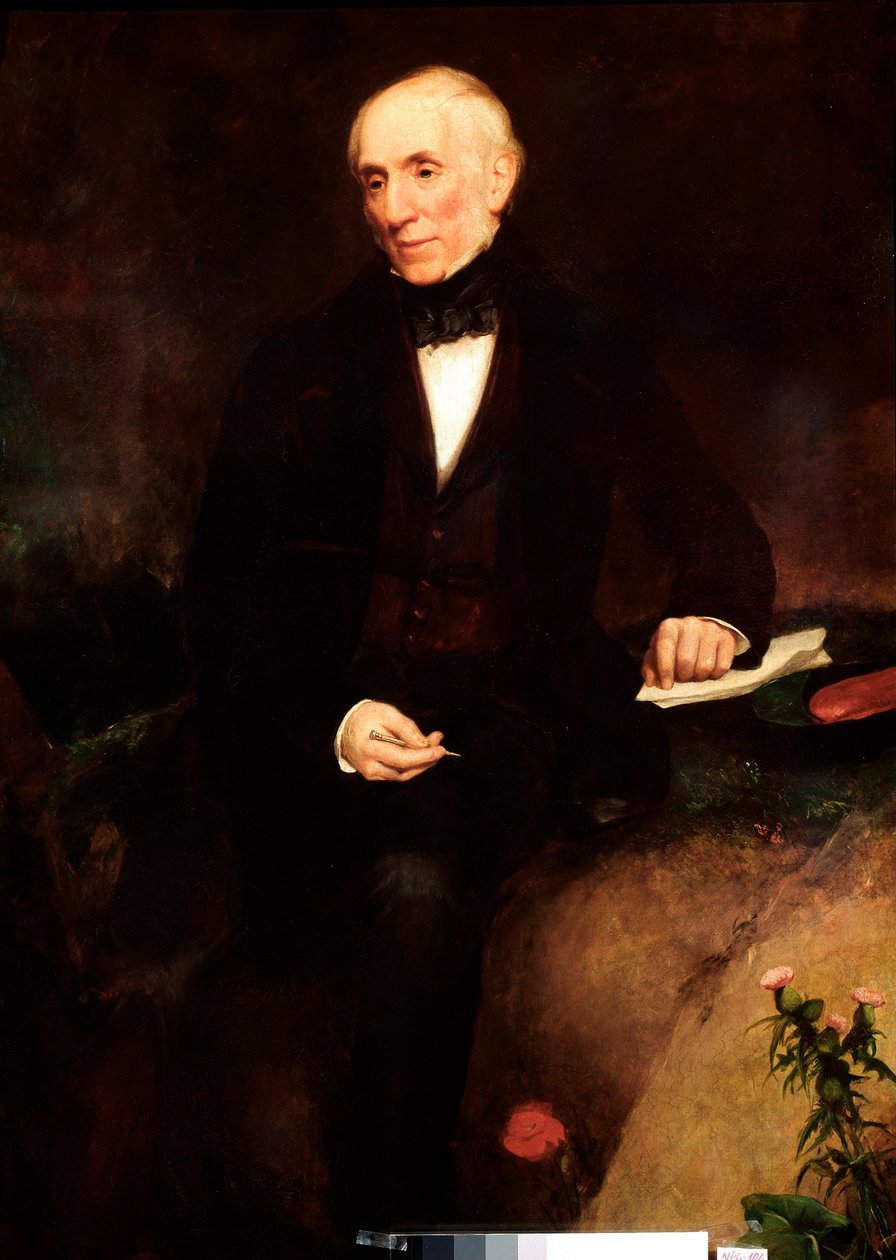 Portrait of William Wordsworth, British Poet by Henry William Pickersgill