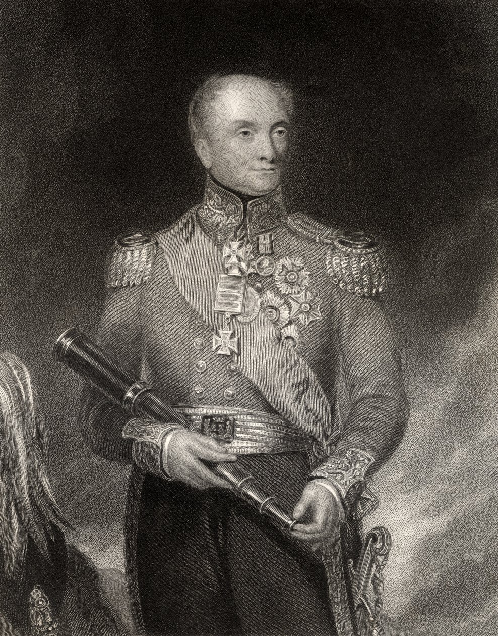 Sir Rowland Hill, engraved by W.H. Mote, from 