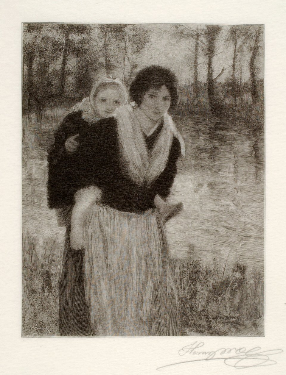 By the River by Henry Wolf