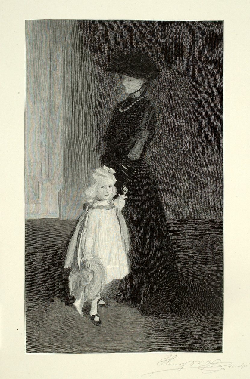 Christina (Mother and Daughter) by Henry Wolf