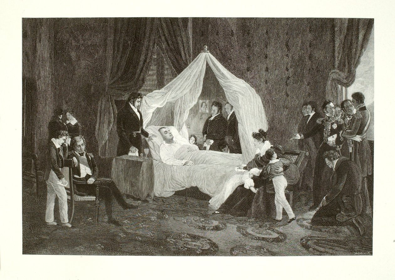 Death of Napoleon I by Henry Wolf