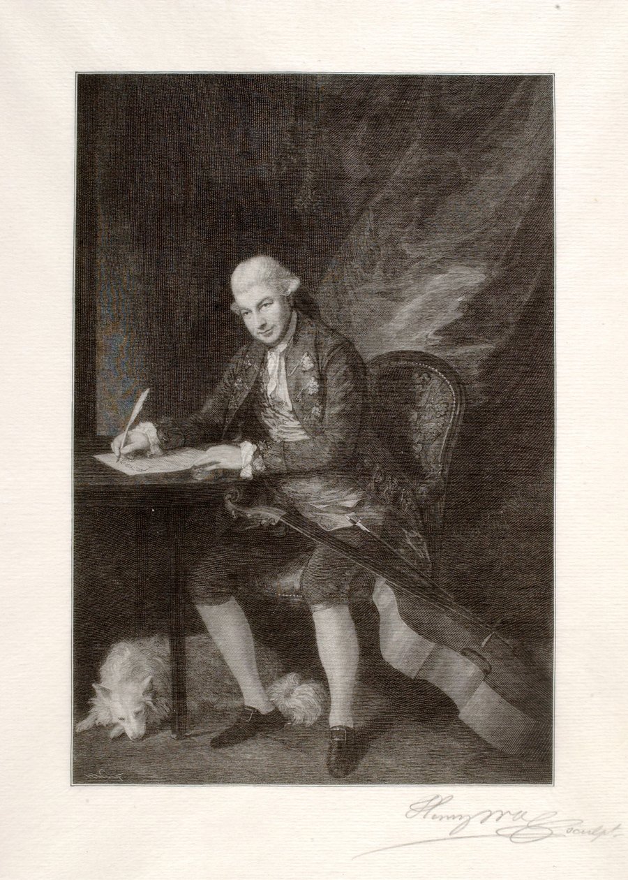 Karl Friedrich Abel by Henry Wolf