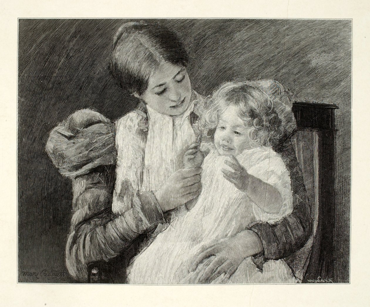 Mother and Child by Henry Wolf