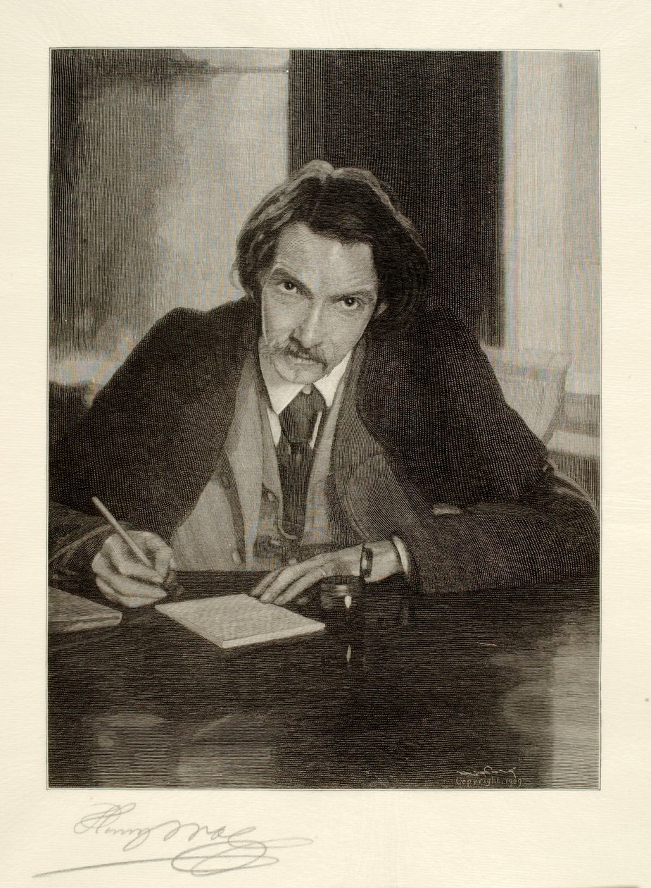 Robert Louis Stevenson by Henry Wolf